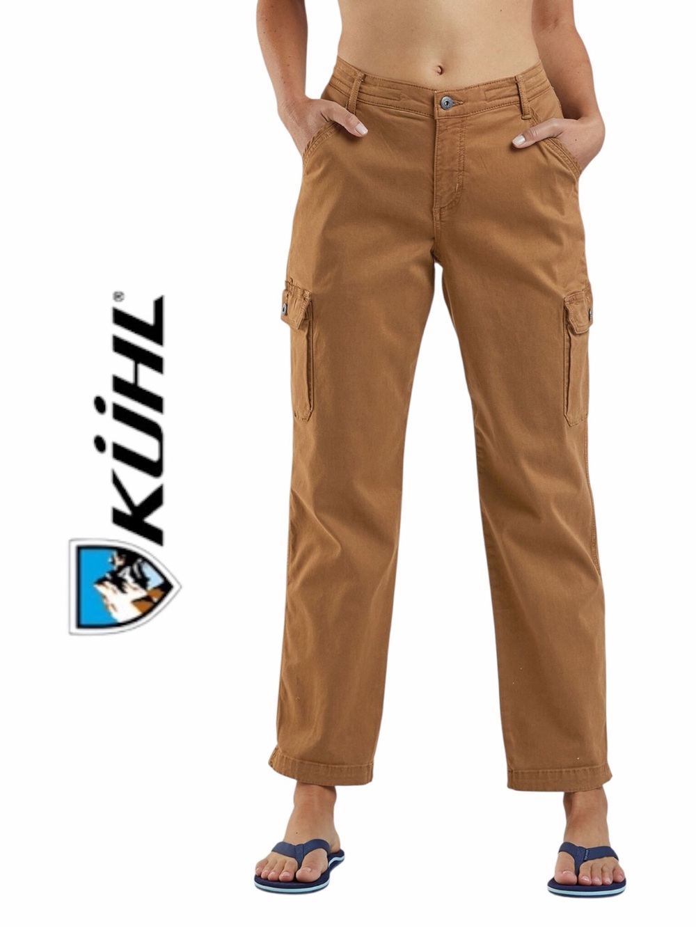 KÜHL Women’s Cropped Cargo Pants Boulder - Size 12‎ Reg